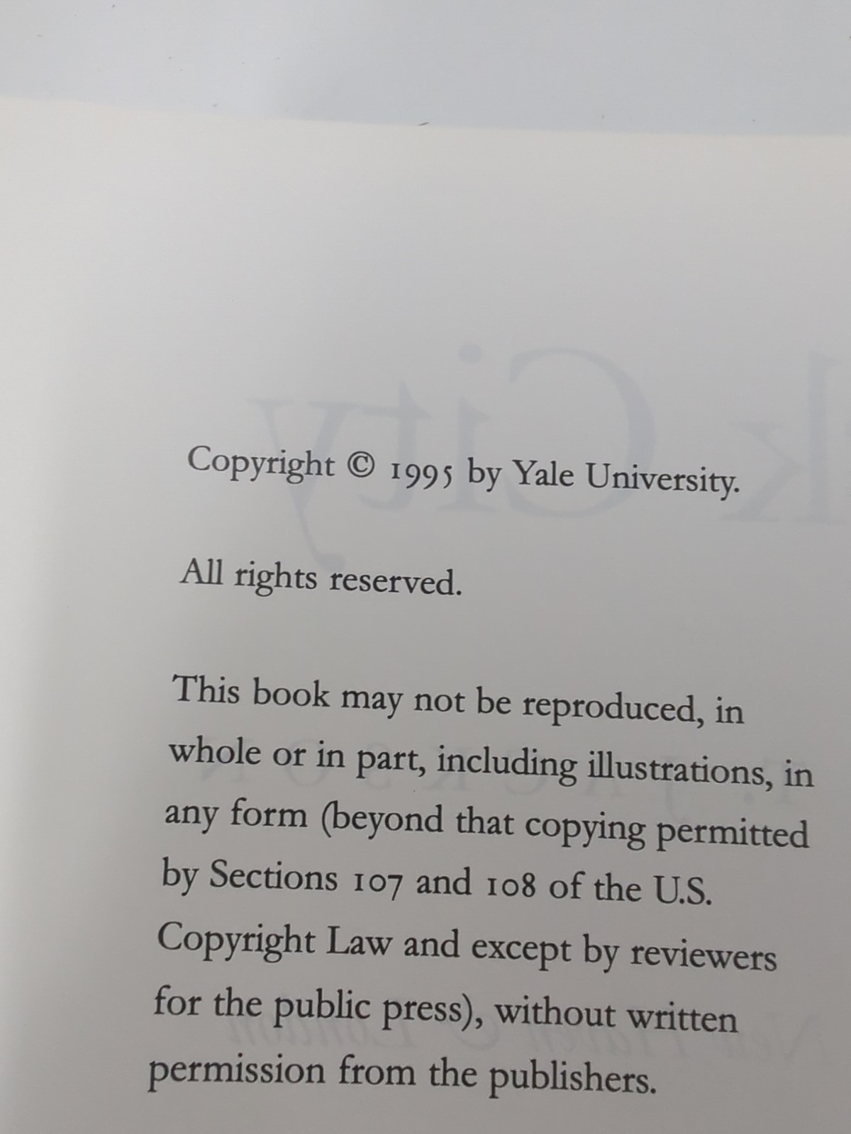 The Encyclopedia of New York City Book 1991