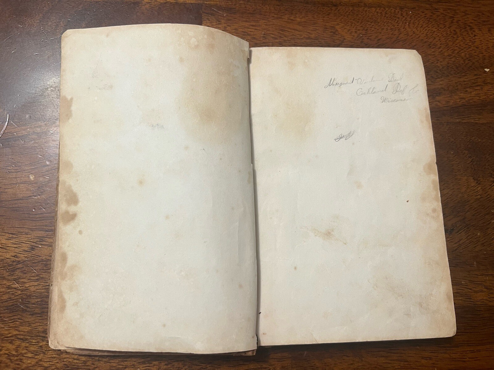 Antique Book 1800’s Hardcover School First Lessons In English Grammar S.W. Clark