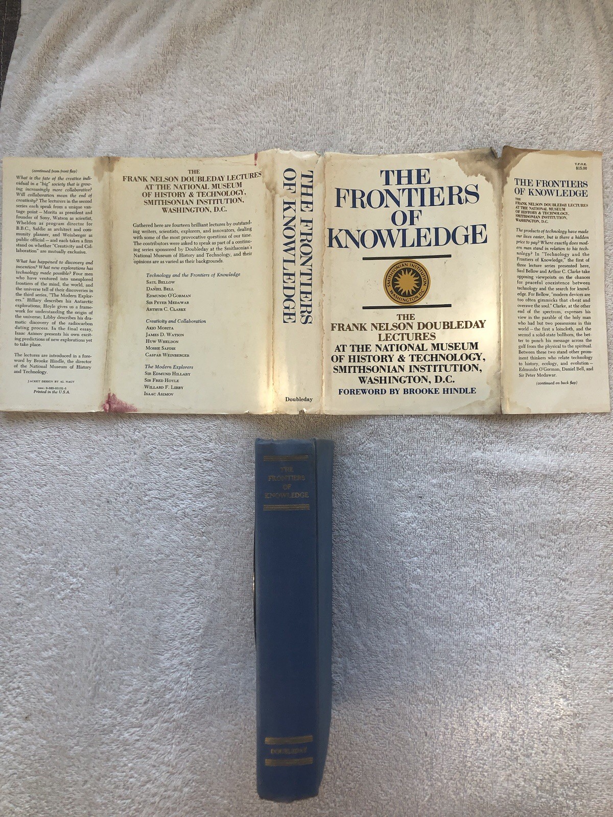 The Frontiers of Knowledge, Brooke Hindle (Smithsonian Institution Series) 1975