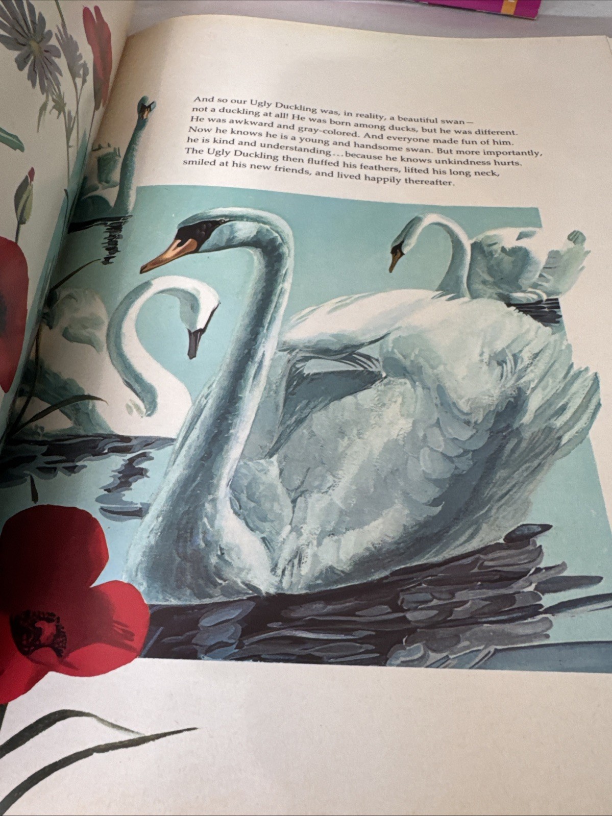 Vintage 1969 Storytime Treasury THE UGLY DUCKLING/THE PRINCESS WHO TENDED GEESE