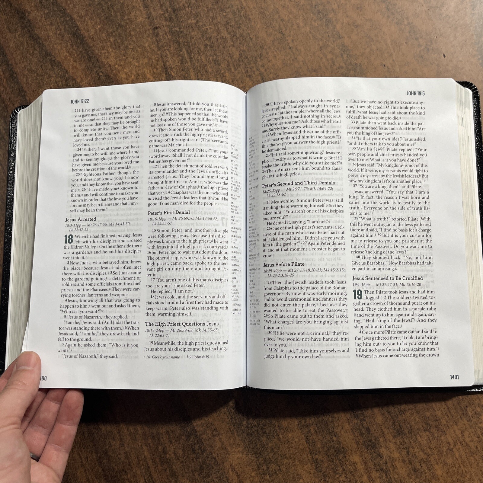 NIV Ministry Essentials Bible – Black Genuine Leather – (pastors bible)