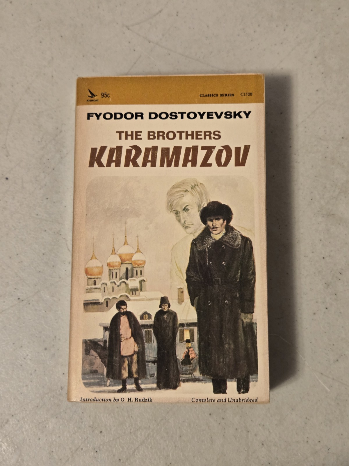 THE BROTHERS KARAMAZOV By Fyodor Dostoevsky (AIRMONT CLASSICS, 1966) Paperback