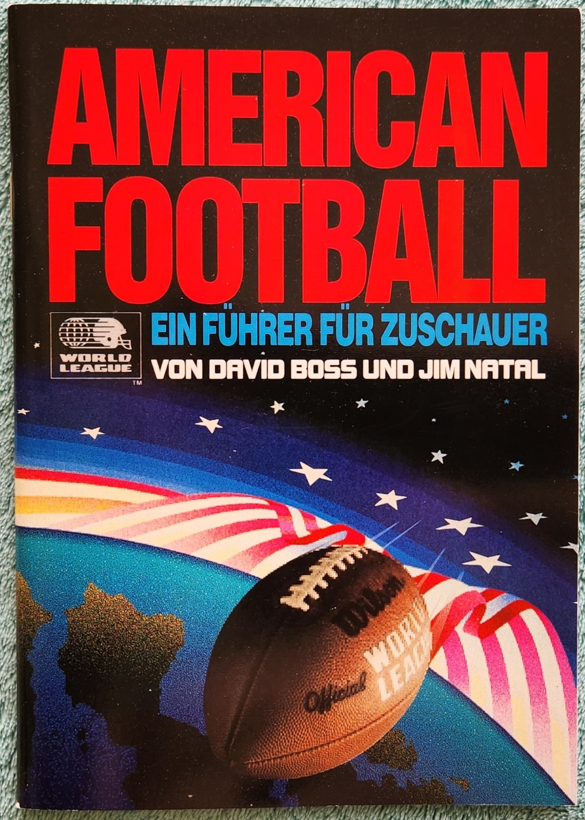 1991 World League Of American Football Guidebook 48 Pages – Written In German