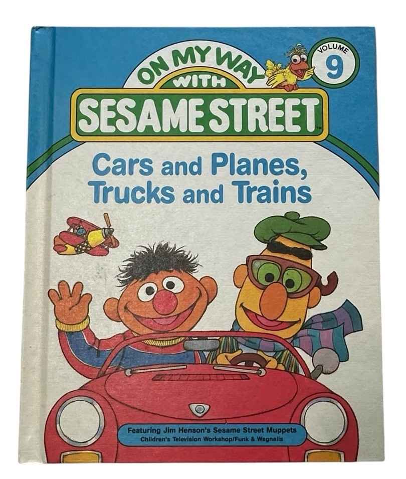 1989 On My Way With Sesame Street Books Complete Set 1-15 CTW Funk & Wagnalls