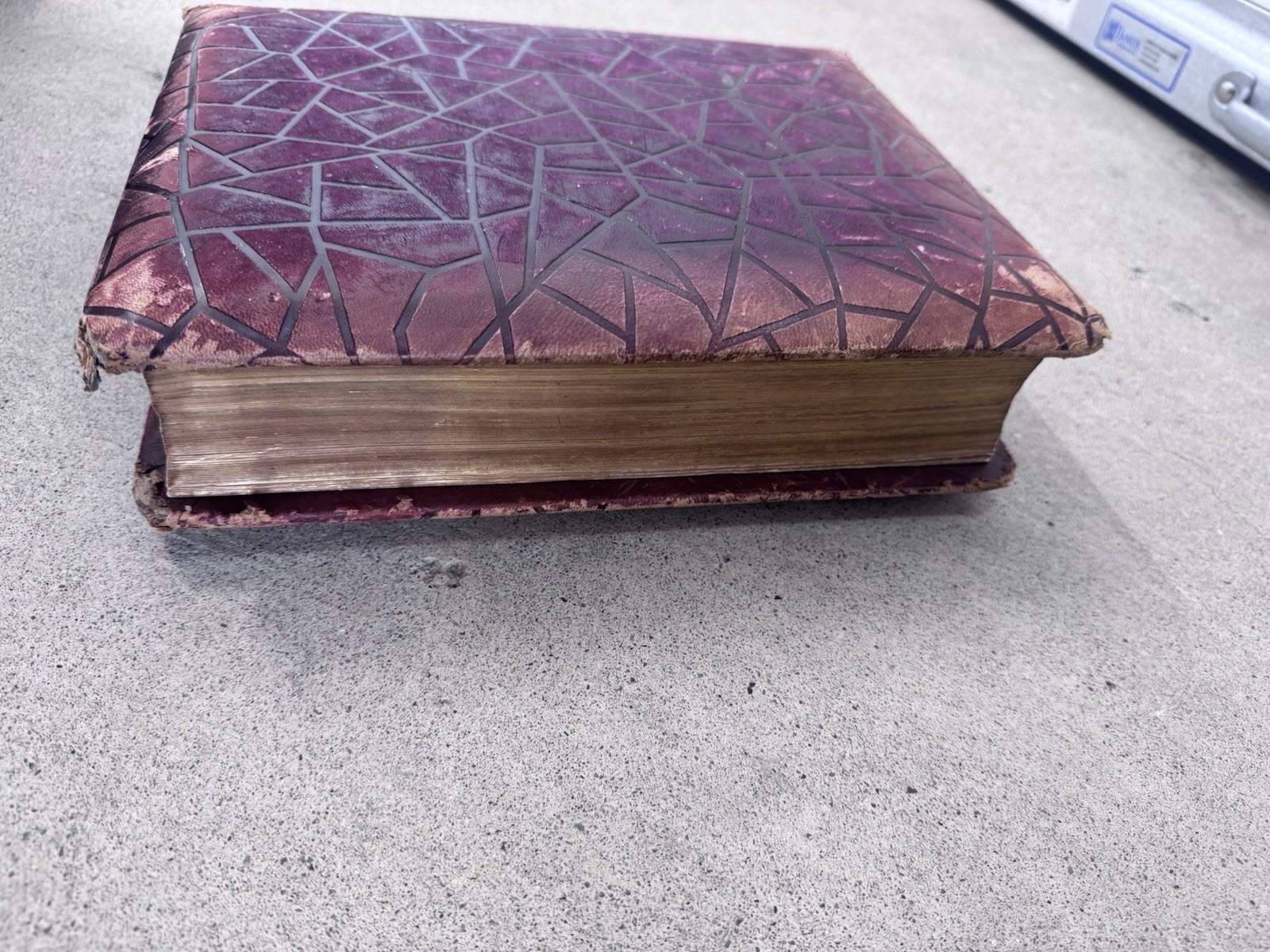 1800s Vintage Book Holy Bible Altemus Antique Leather Original