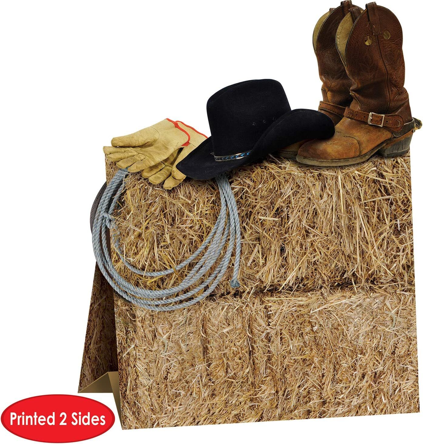 3-D Western Centerpiece Party Accessory (1 count) (1/Pkg)