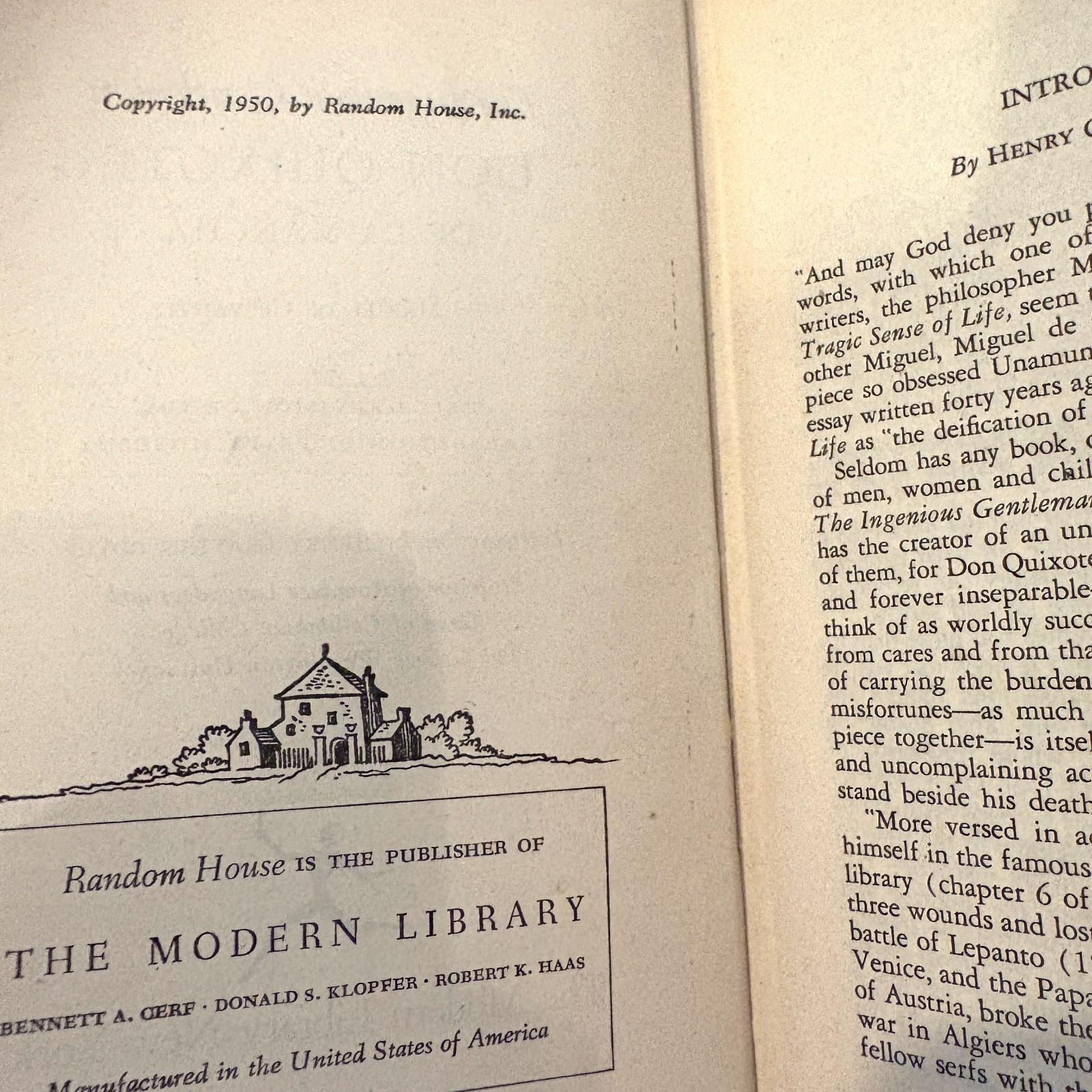 Five Vintage Modern Library Books, Published 1940s-50s