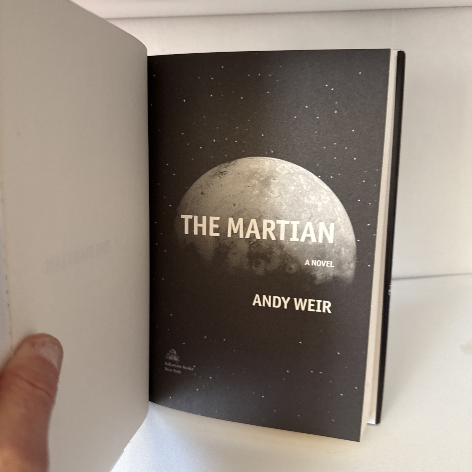 The Martian by Andy Weir (2014, Hardcover) First Edition/Late Print, VG, HCDJ