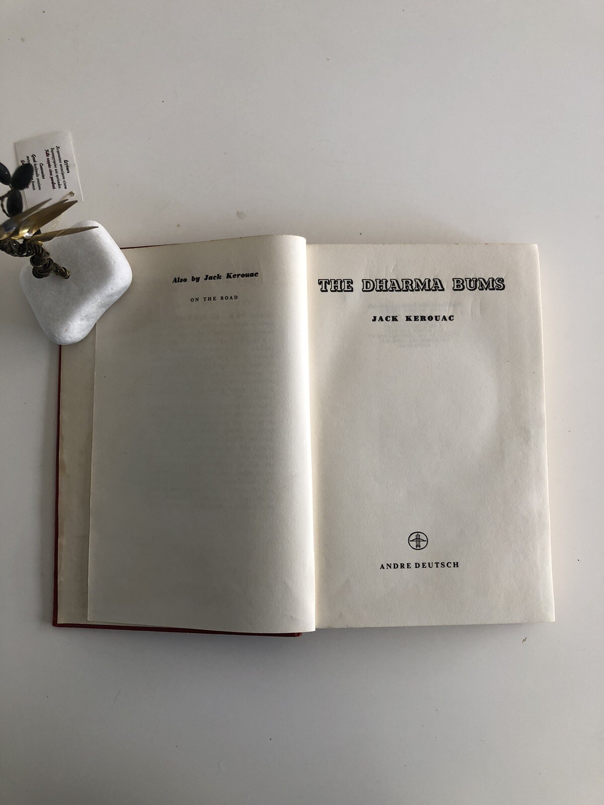 Jack Kerouac The Dharma Burns Andre Deutsche UK First Ed.H/C No D/J Acceptable.