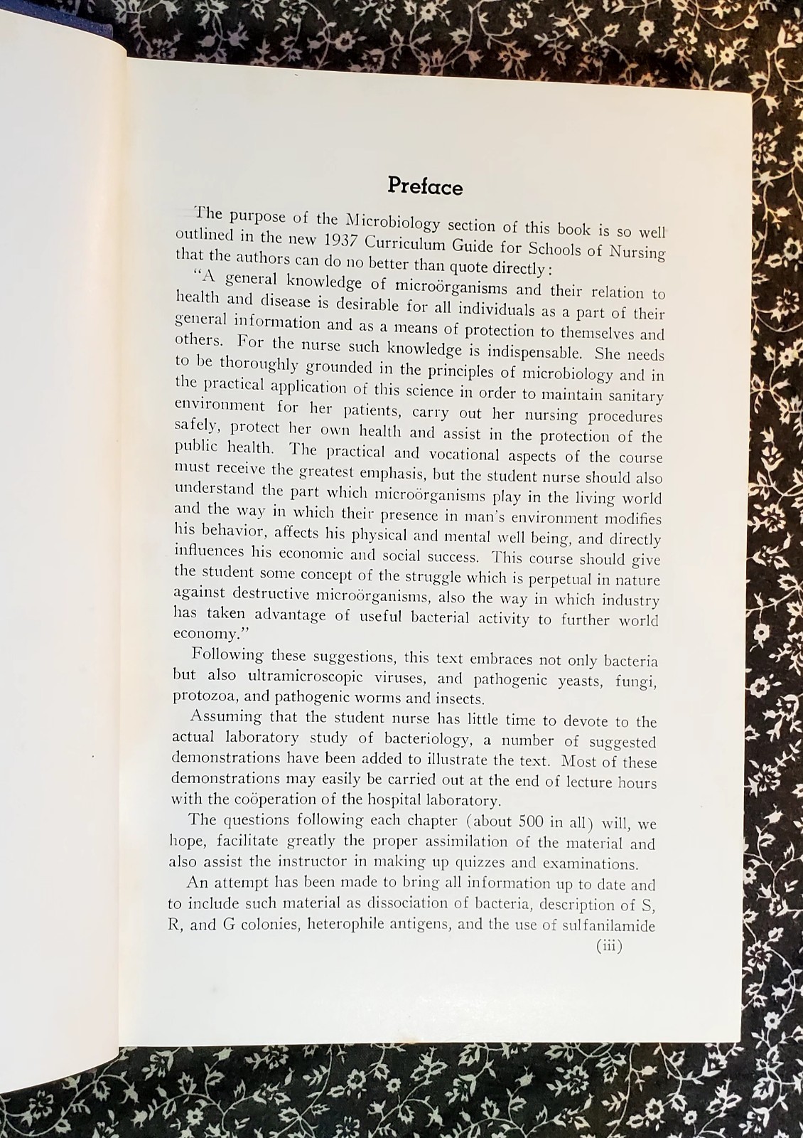 Microbiology Pathology And Nursing Eugene C. Piette, 1940, HC