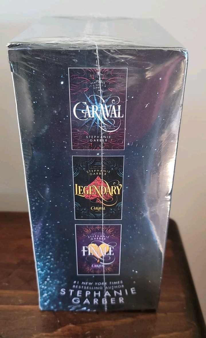 Caraval Paperback Boxset by Stephanie Garber: New & Seaked FREE SHIPPING