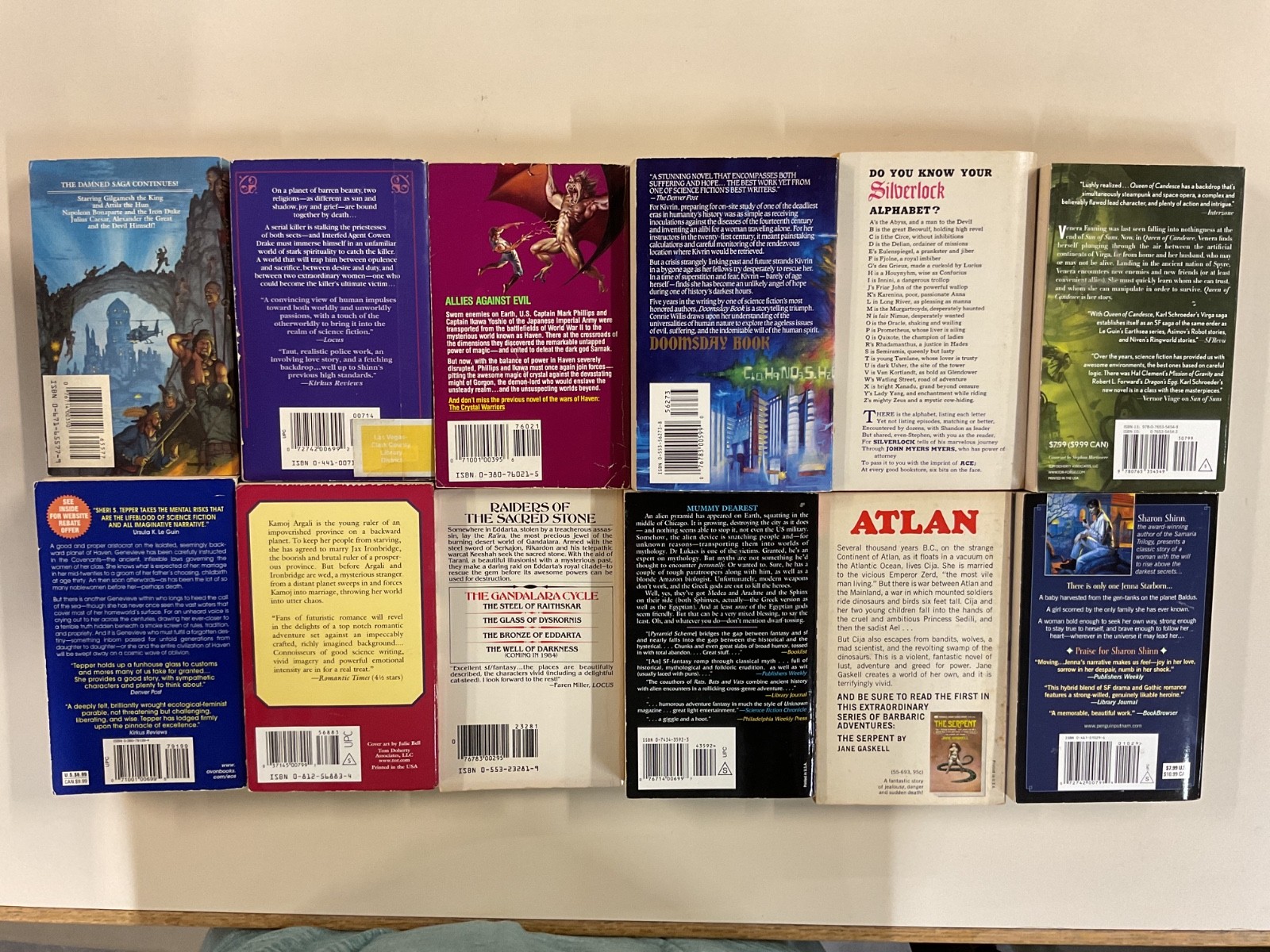 Science Fantasy PB Lot of 12 Catherine Asaro, John Myers Myers, Connie Willis