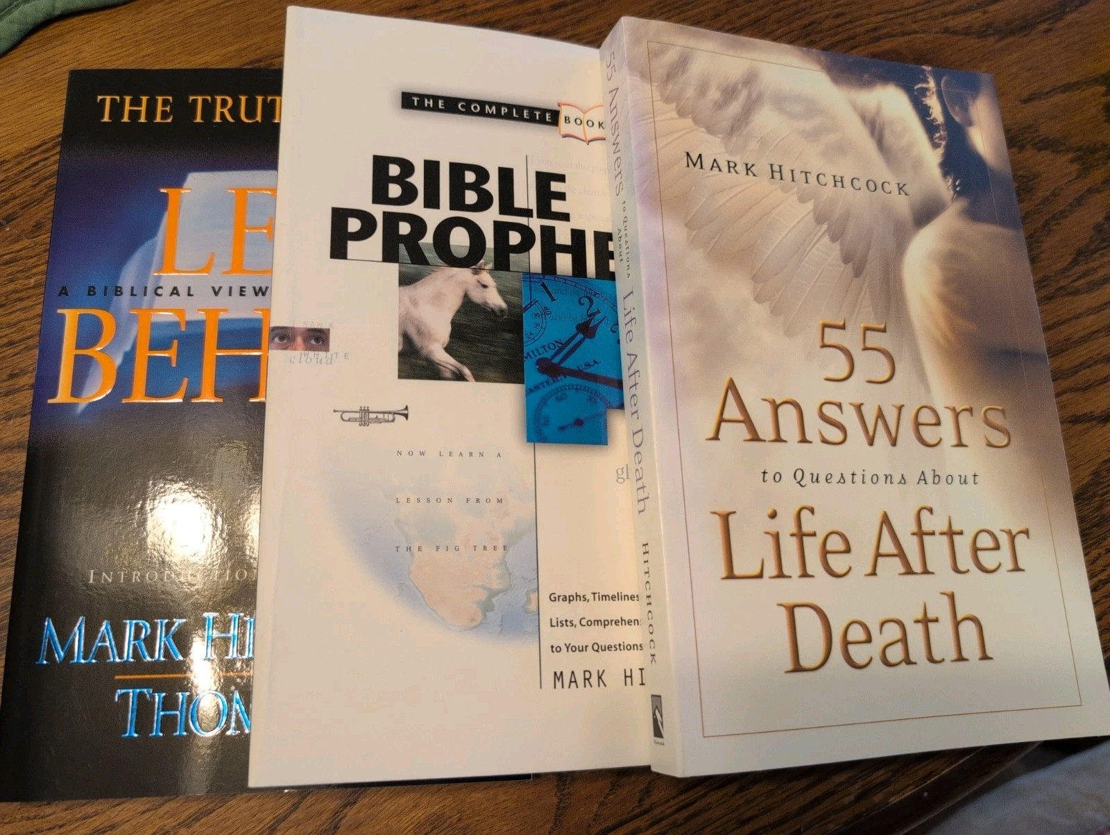 3 Prophecy – paperbacks By Mark Hitchcock Bible, Life After Death, Left Behind