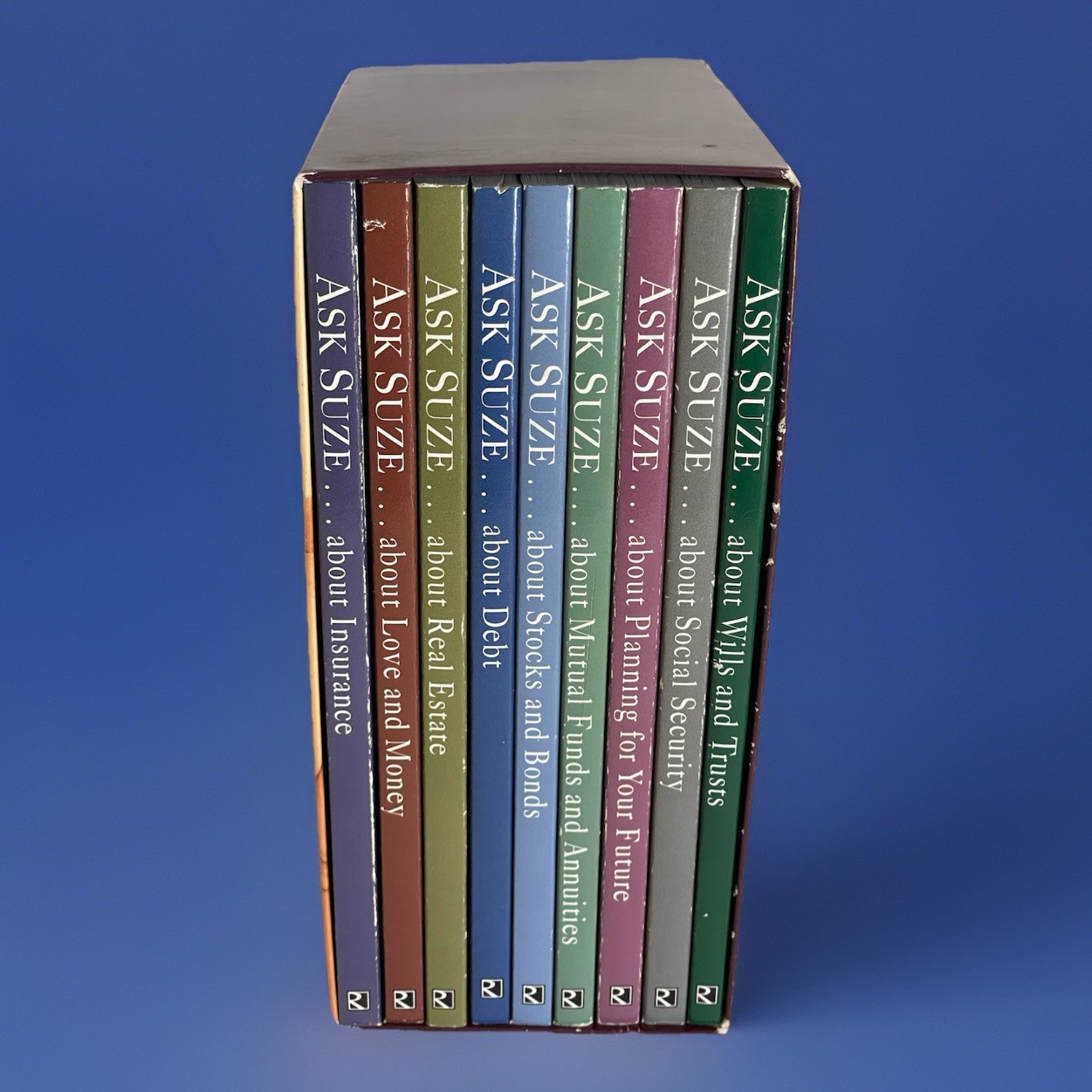 The Ask Suze Financial Library Lot of 9 Books Teaching Paperback Edition VTG