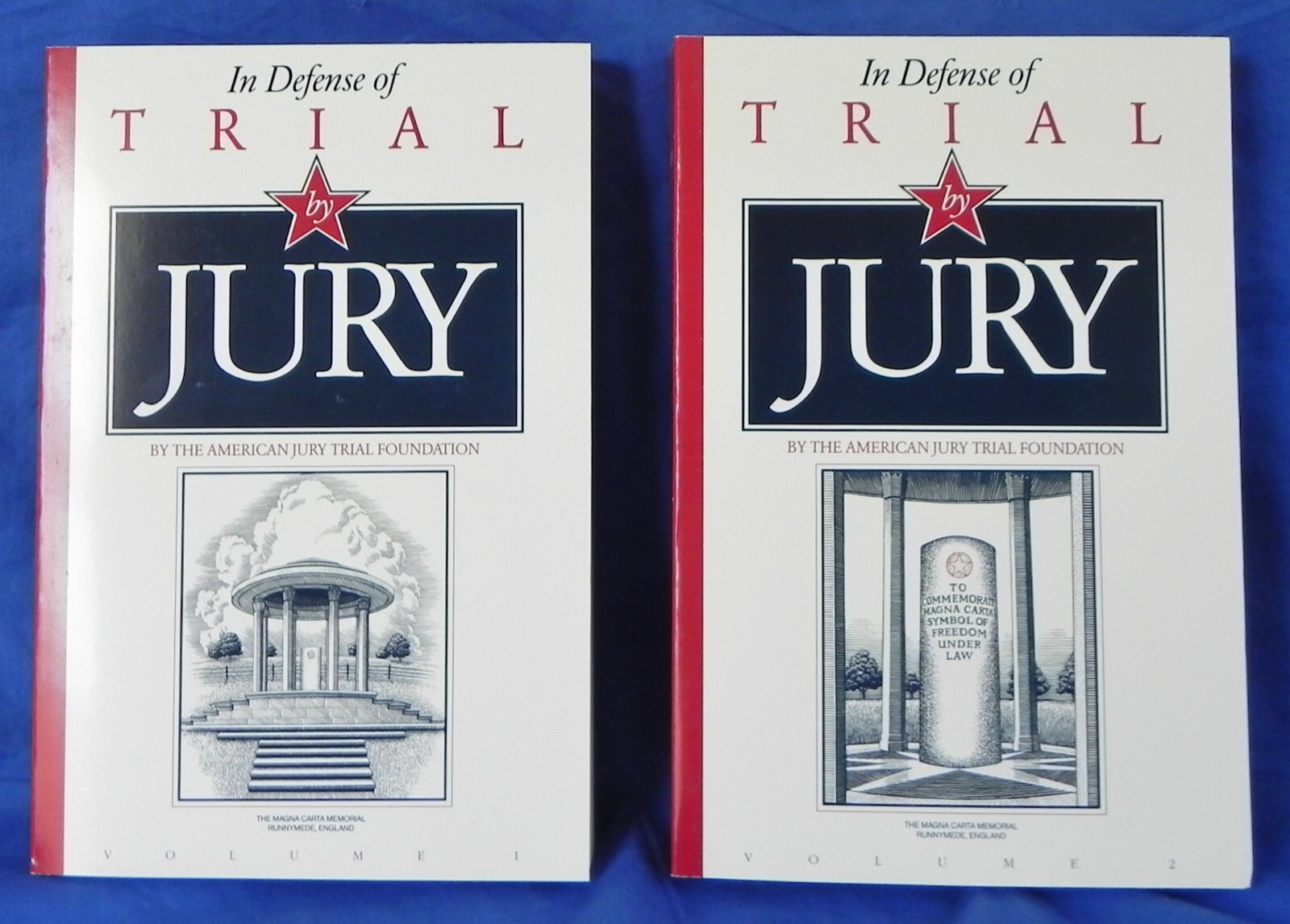 „In Defense of Trial by Jury“ Volumes 1 & 2 Softcover Books + Slipcase, Few 1993