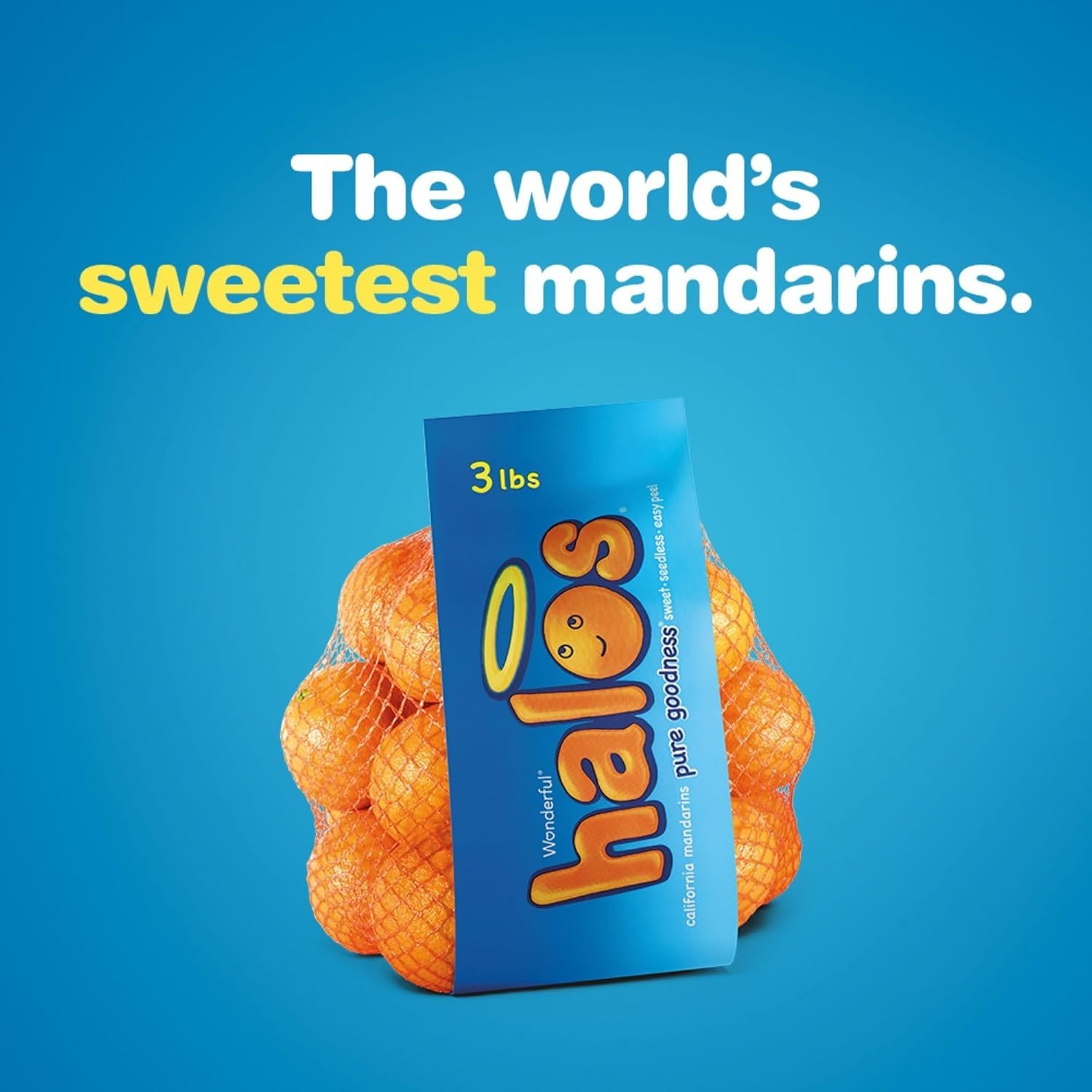Healthy Halos Mandarins: Sweet, Seedless Oranges in 3lb Pre-Packaged Bag