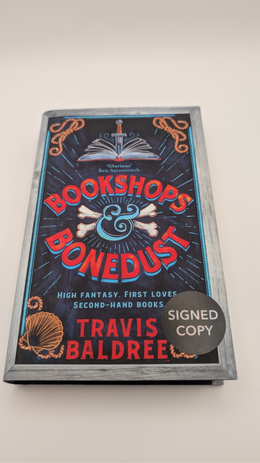Bookshops & Bonedust By Travis Baldree Hardcover SIGNED