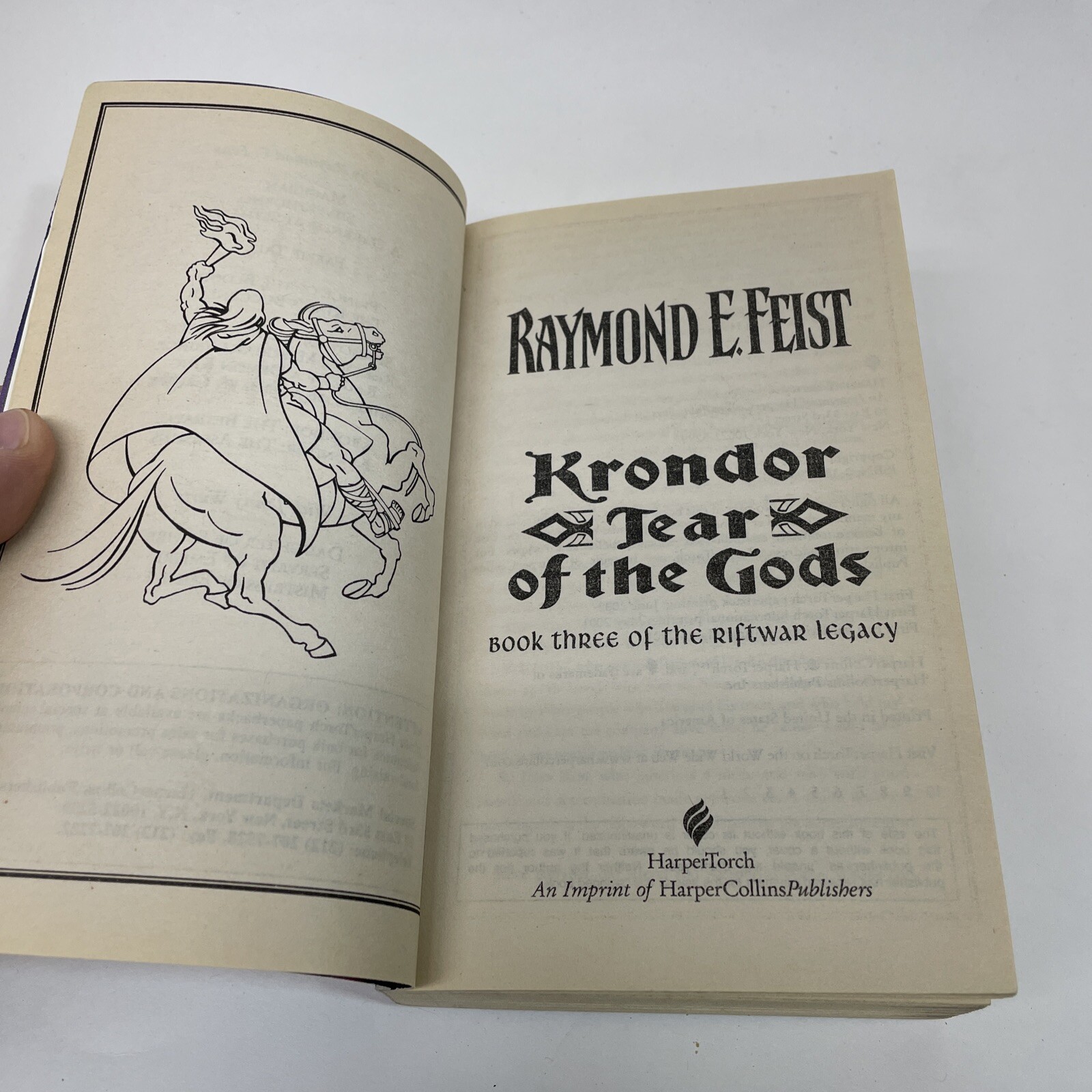 Fantasy: Riftwar Legacy Ser.: Krondor: Tear of the Gods by Raymond E. Feist
