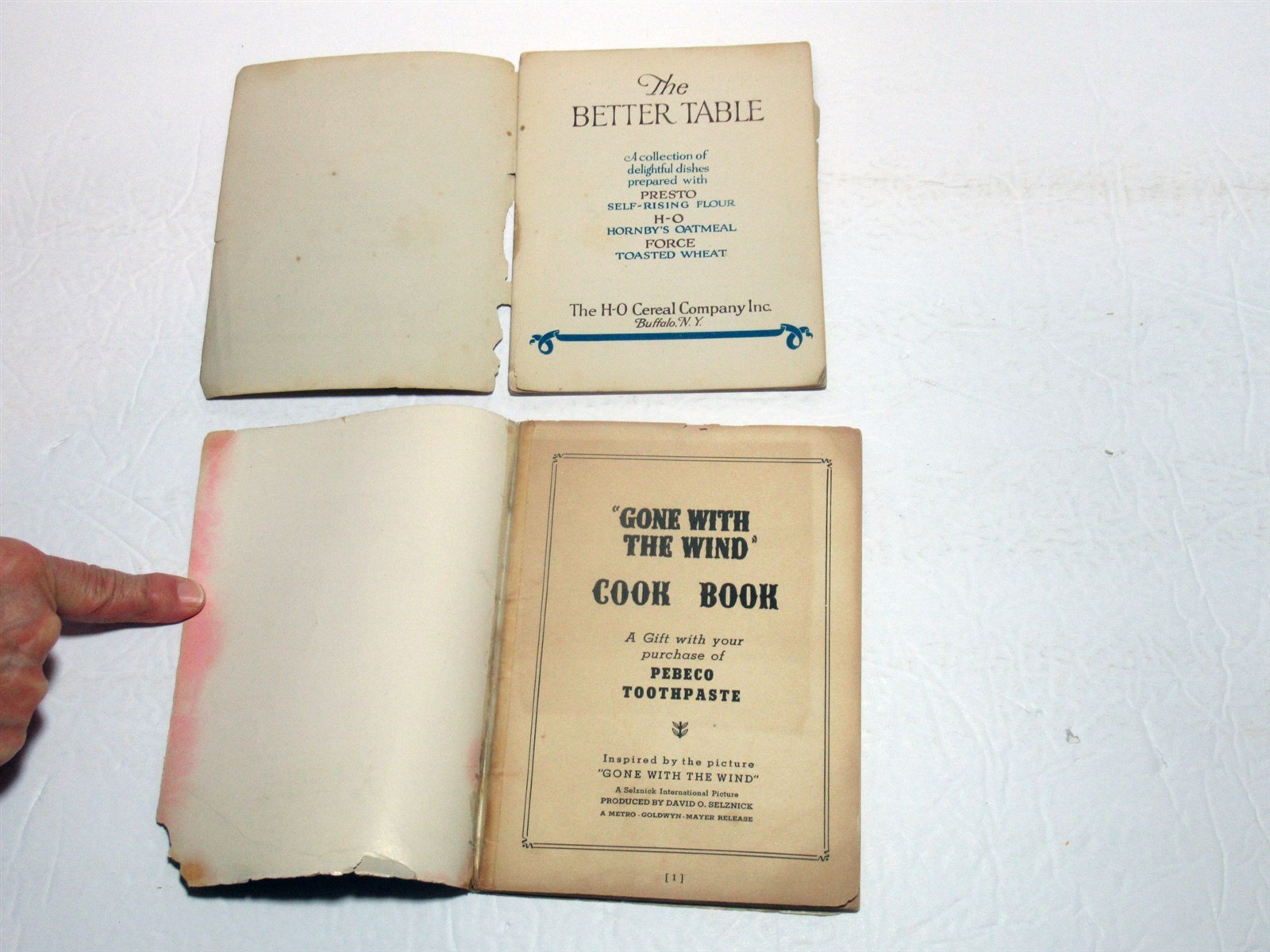 Lot 10 Vtg 1930s 1940s Cookbooks Planters Oil Carnation H-O Cereal Spry