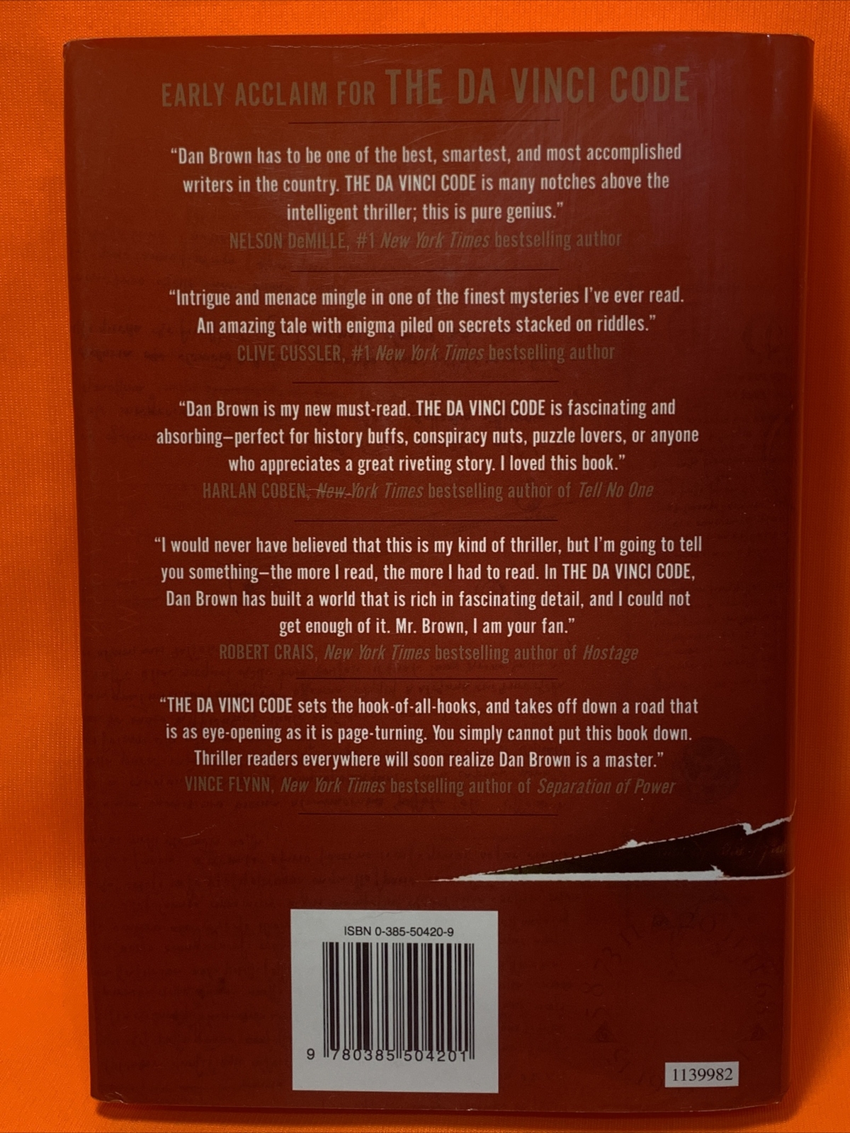 Robert Langdon Ser.: The Da Vinci Code : A Novel by Dan Brown (2003, Hardcover)