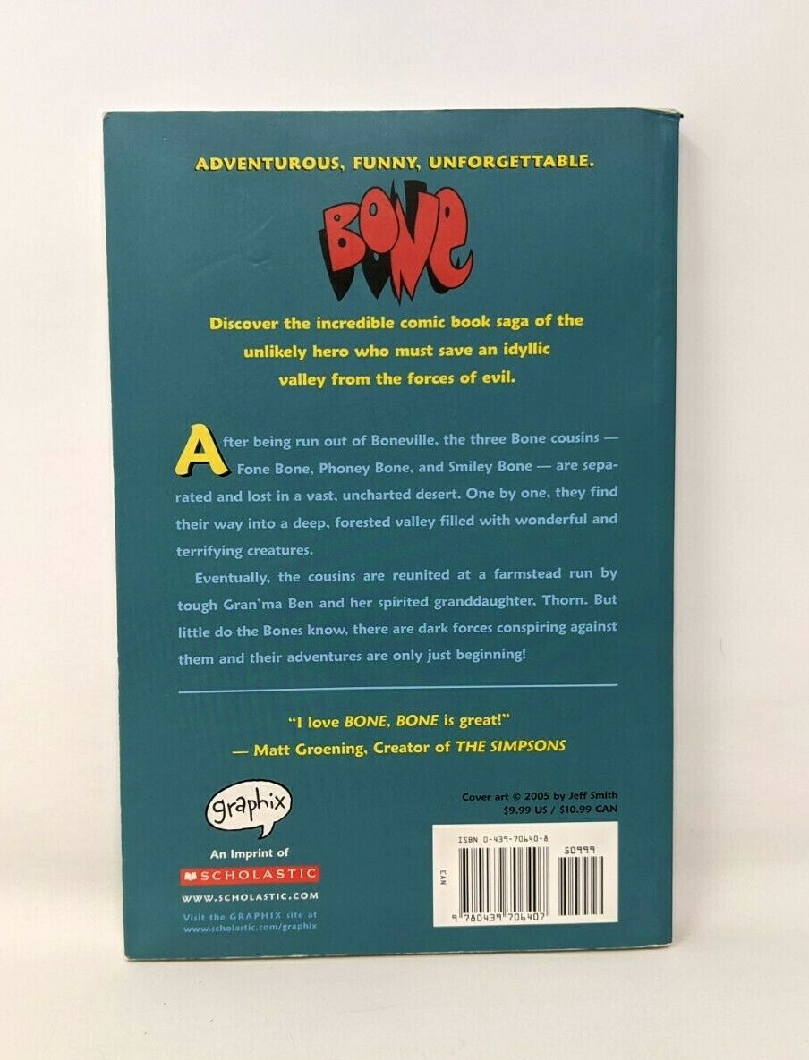 Bone Out From Boneville Volume 1 Jeff Smith Scholastic Graphic Novel FP20