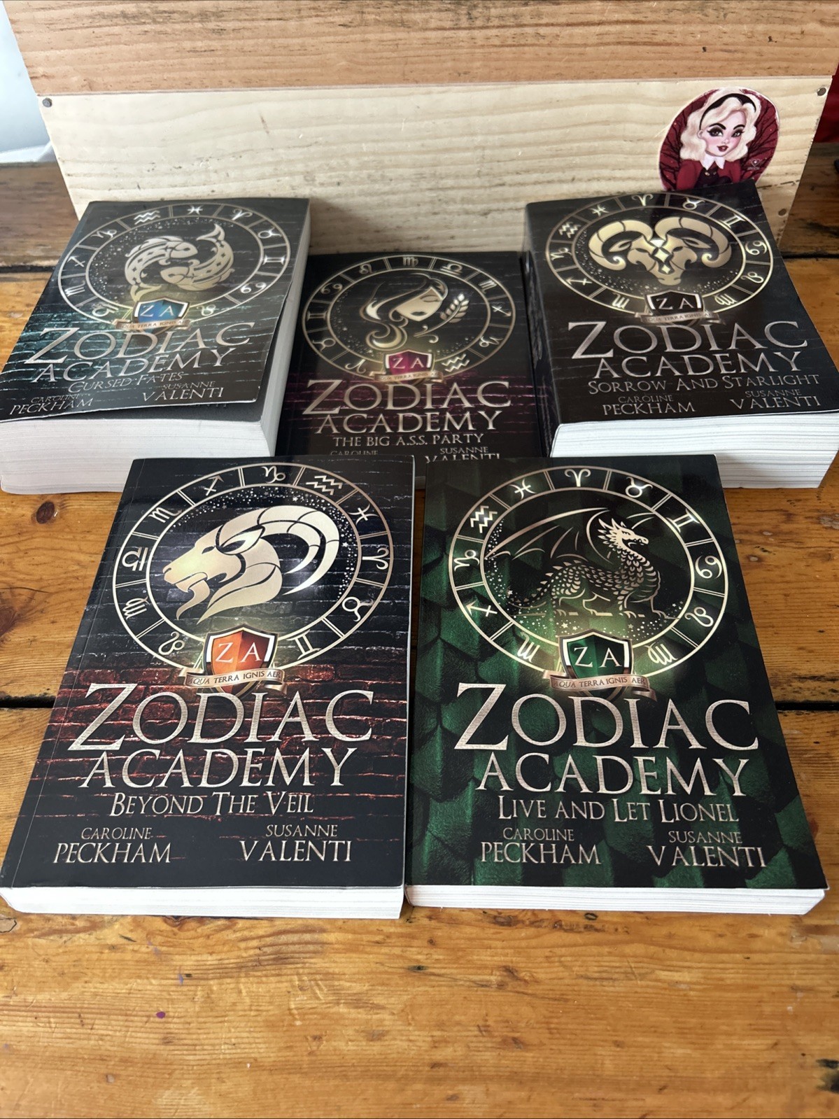 Zodiac Academy 0.5-5.5, 8, 8.5, 8.6 Novellas Lot Of 11 Paperbacks Rare OOP