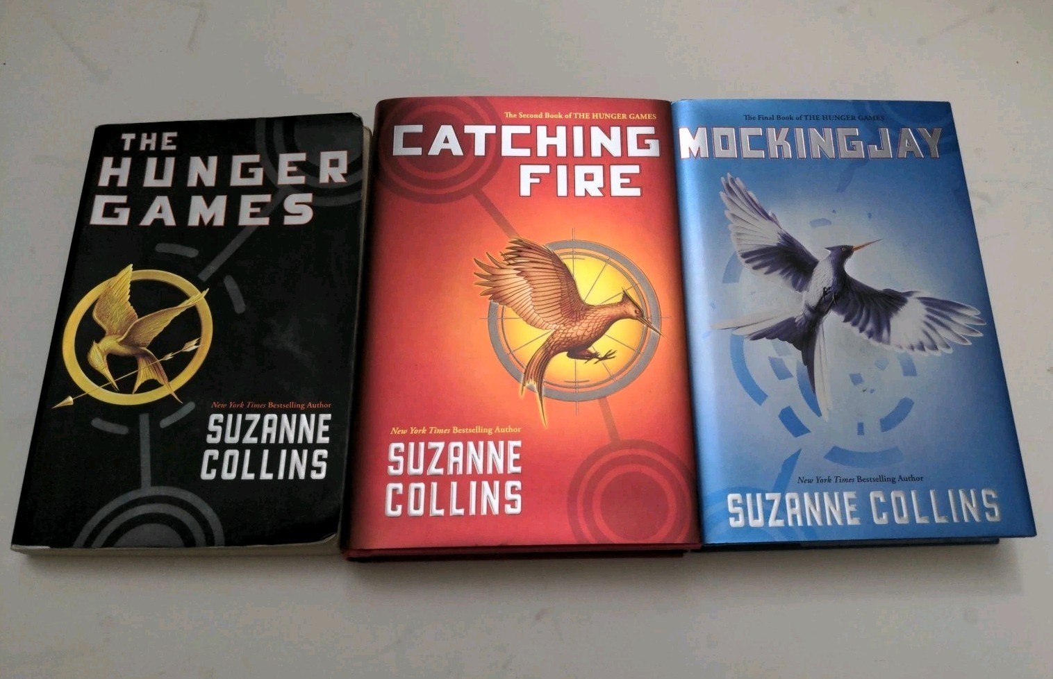 The Hunger Games Trilogy Suzanne Collins Mixed Book Lot 1 Paperback 2 Hard Cover