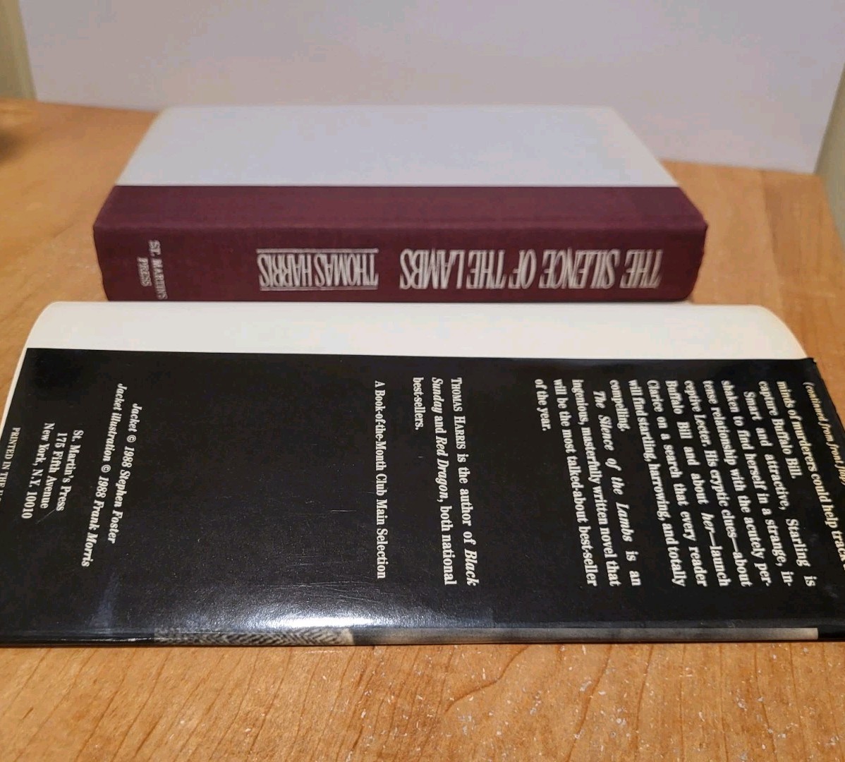 THE SILENCE OF THE LAMBS Thomas Harris FIRST EDITION 1988 St. Martin’s Press