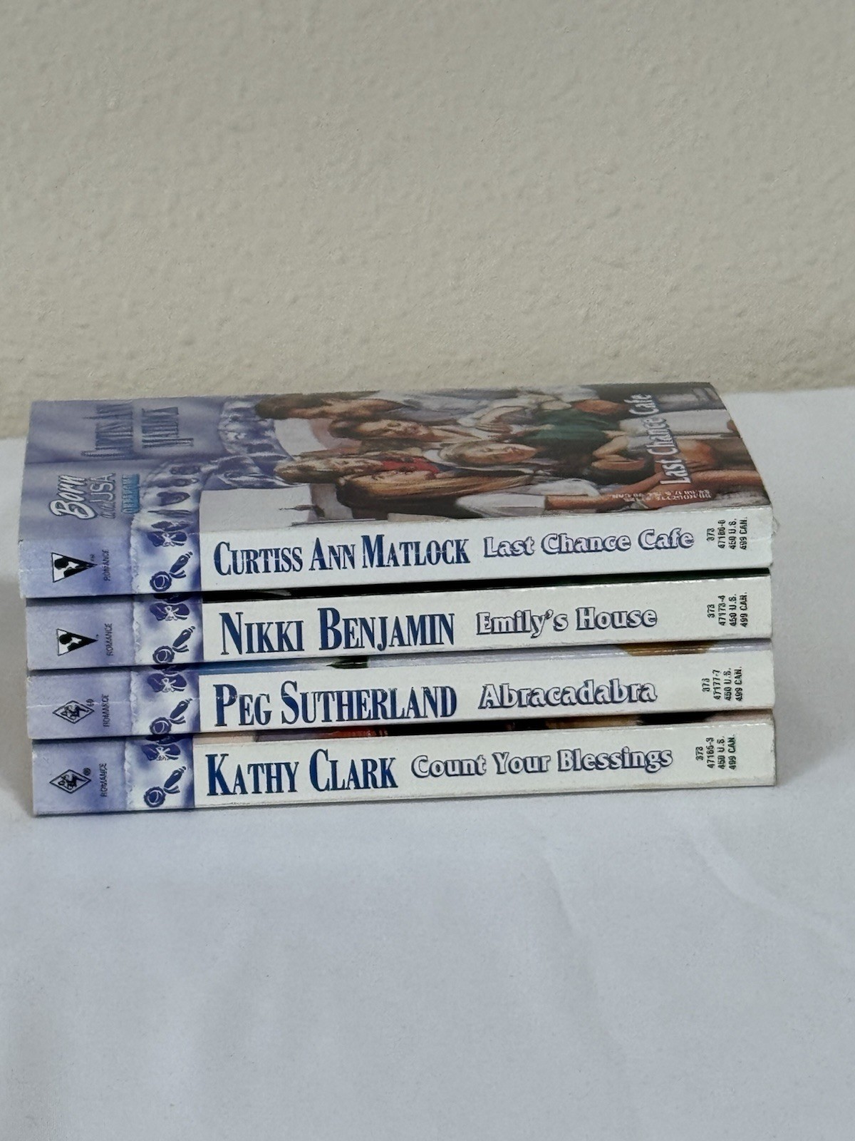 Silhouette Romance Born In The USA Series Lot 4 Paperback Books