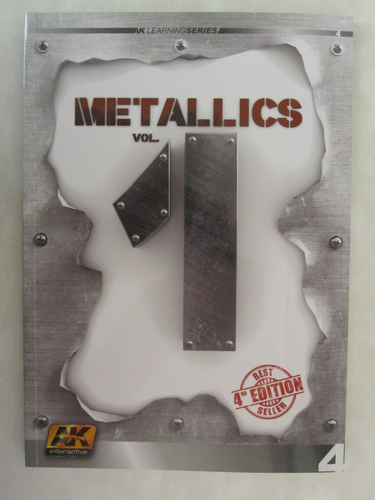 AK Interactive Book – AK Learning 4 Metallics Vol 1 – 84 pages, color throughout