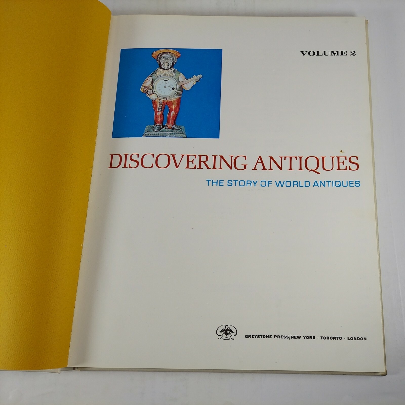 Discovering Antiques Hardcover Books Vintage 1972-73 Volumes 1, 2, 3 Greystone