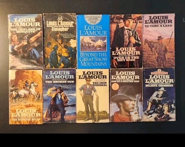 Louis L’Amour Lot Of 10 Western Paperback Books
