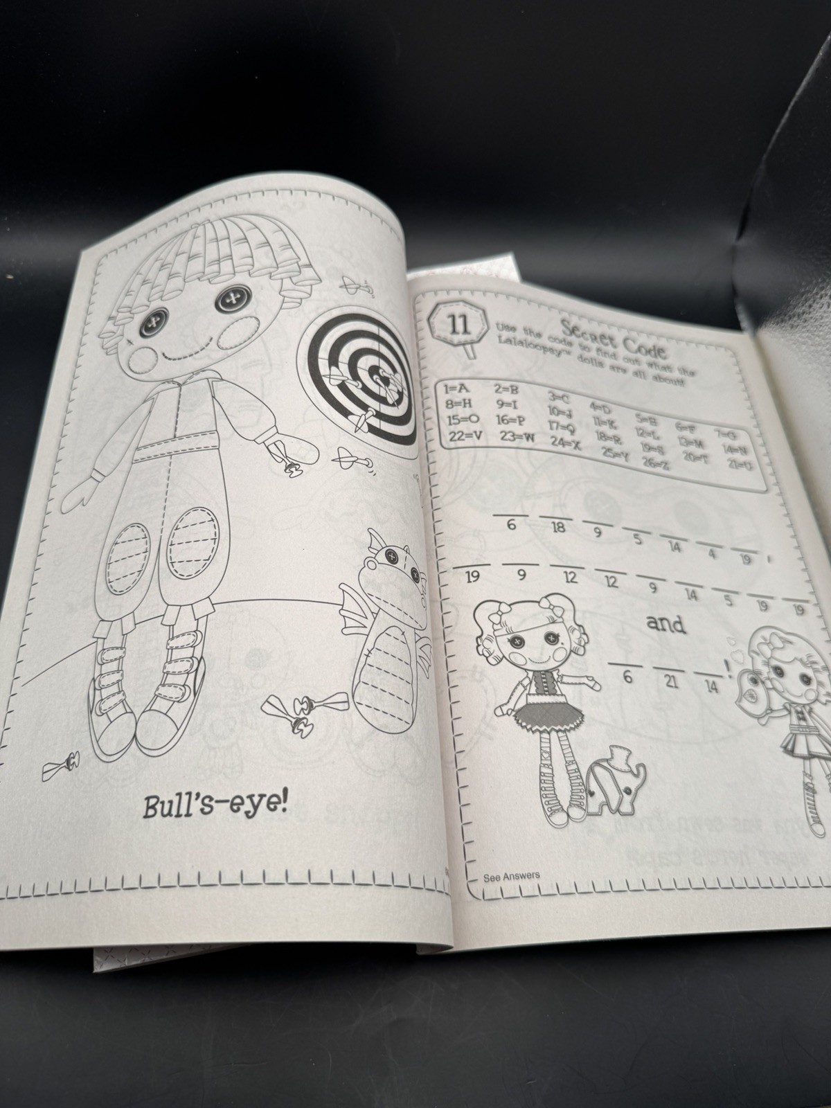 Lalaloopsy coloring/Activity Book Once Upon A Time~96 Pages