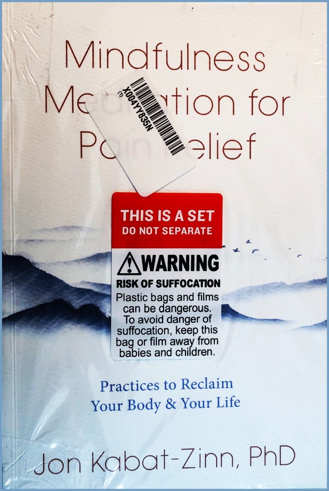 Mindfulness Meditation for Pain Relief by Jon Kabat-Zinn (softcover, mint)