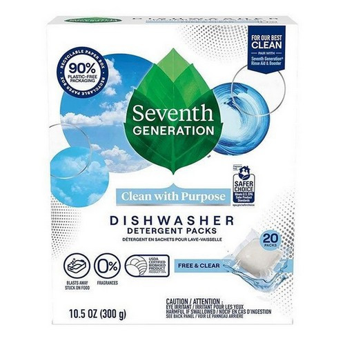 Dishwasher Detergent Free And Clear 10.5 Oz By The Humble Co
