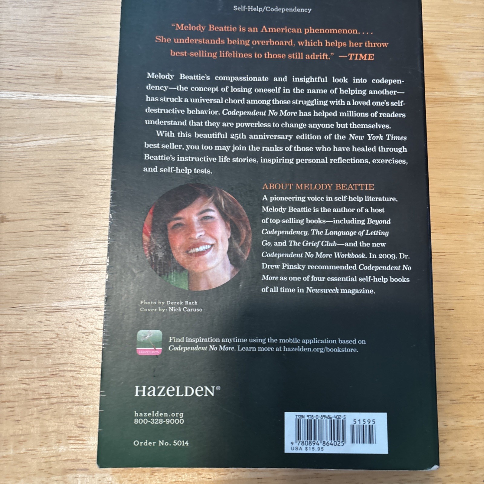 Codependent No More Melody Beattie Self‑Help Book New w/ Small Creased Corner