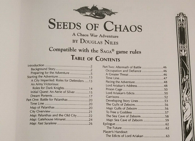 Seeds of Chaos – Dragonlance – Dungeons & Dragons