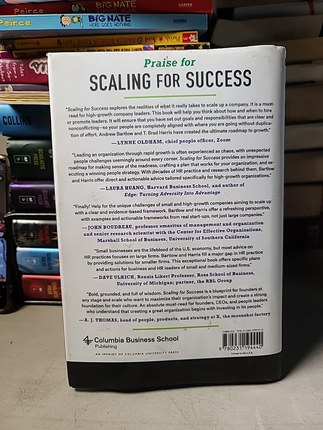 Scaling for Success: People Priorities for High-Growth Organizations by Harris,