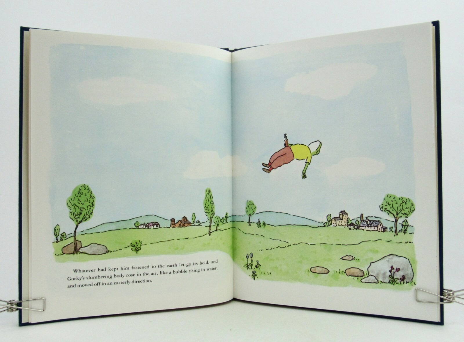 GORKY RISES William Steig 1980 First Edition Farrar Straus Giroux HBDJ EXC