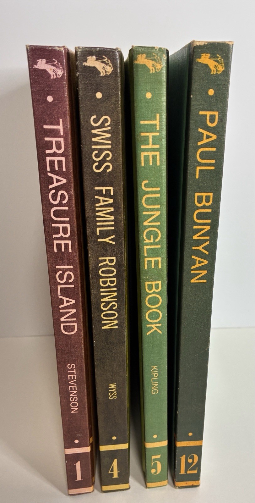 Educator Classic Books Treasure Island, Jungle Book….. + Set Of 4 – vintage