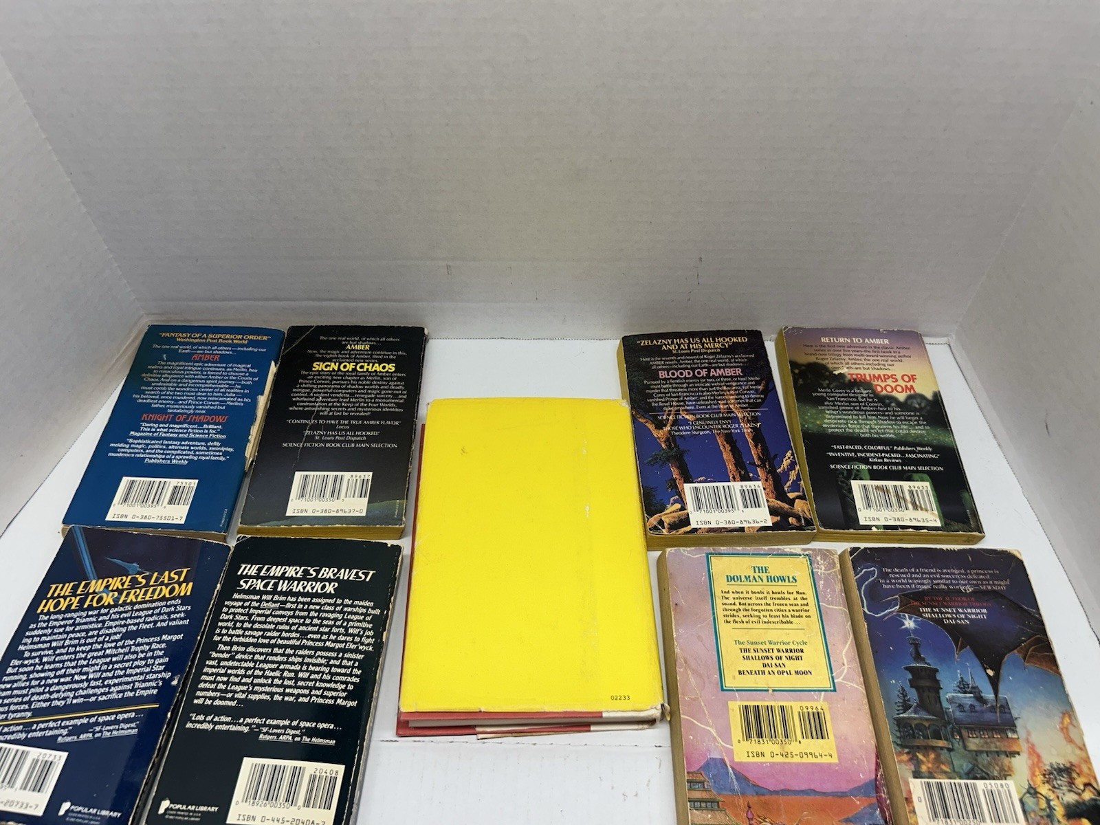 Lot of 15 random Scifi & Fantasy 1980s vintage Paperback books!