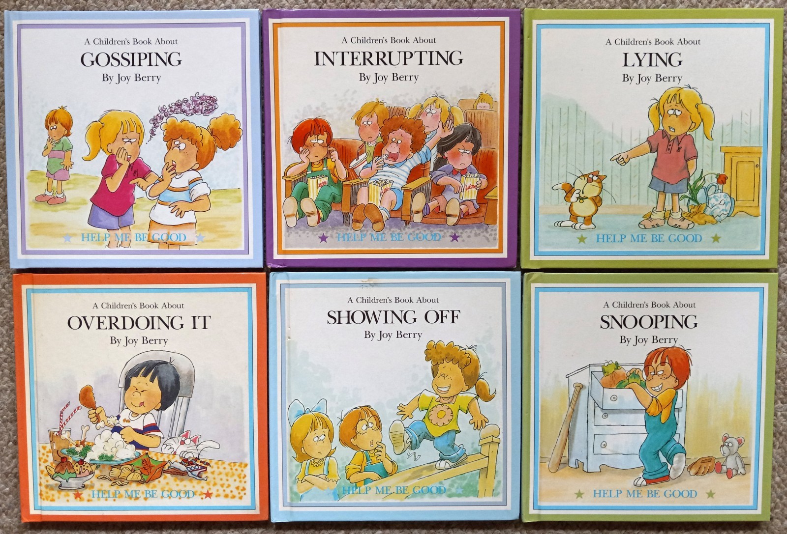 COMPLETE SET of 29 Vintage 80s-HELP ME BE GOOD-Behavior-Morals-Manners-JOY BERRY