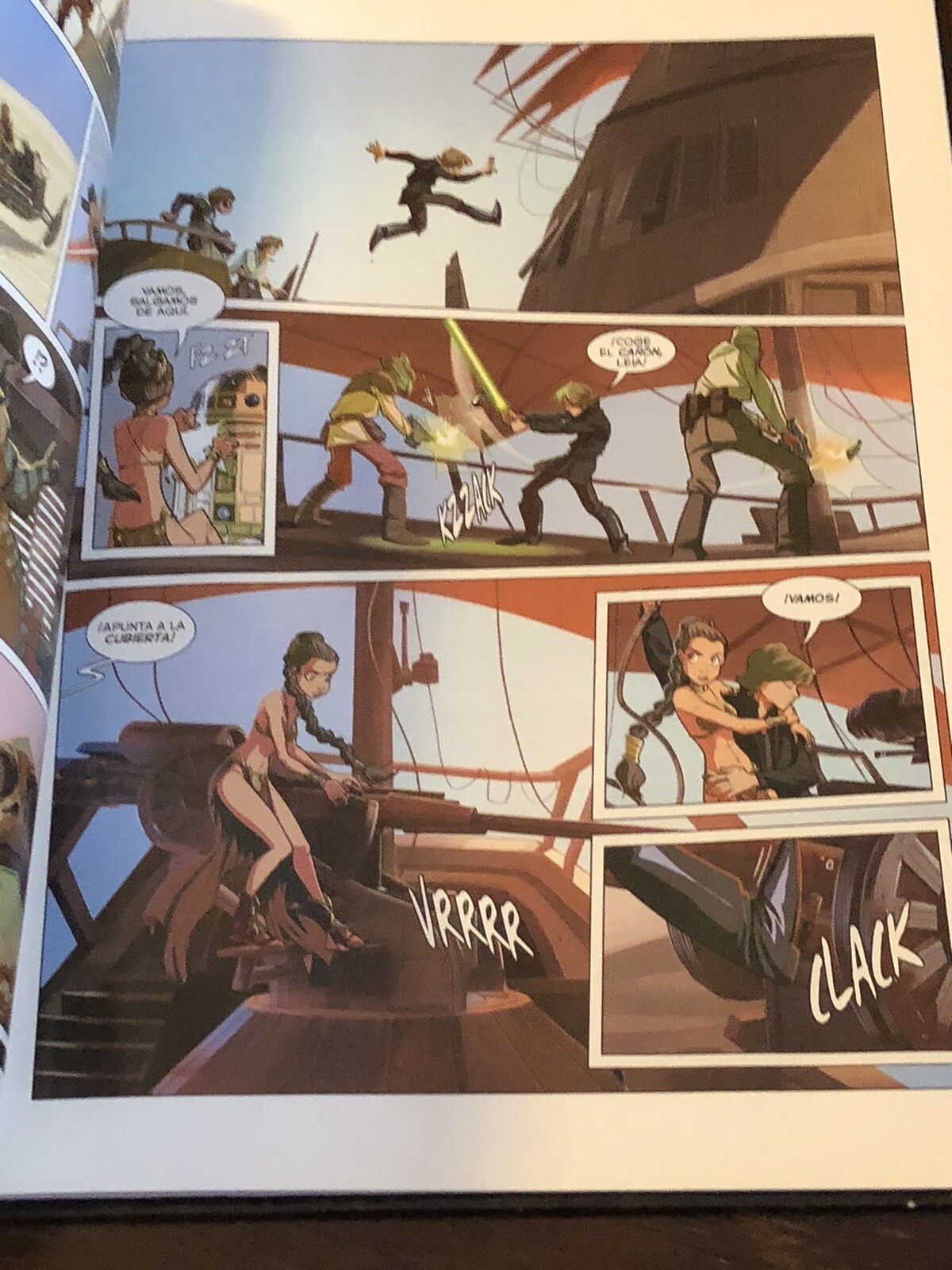 STAR WARS: RETURN OF THE JEDI GRAPHIC NOVEL Alessandro Ferrari Spanish Printing