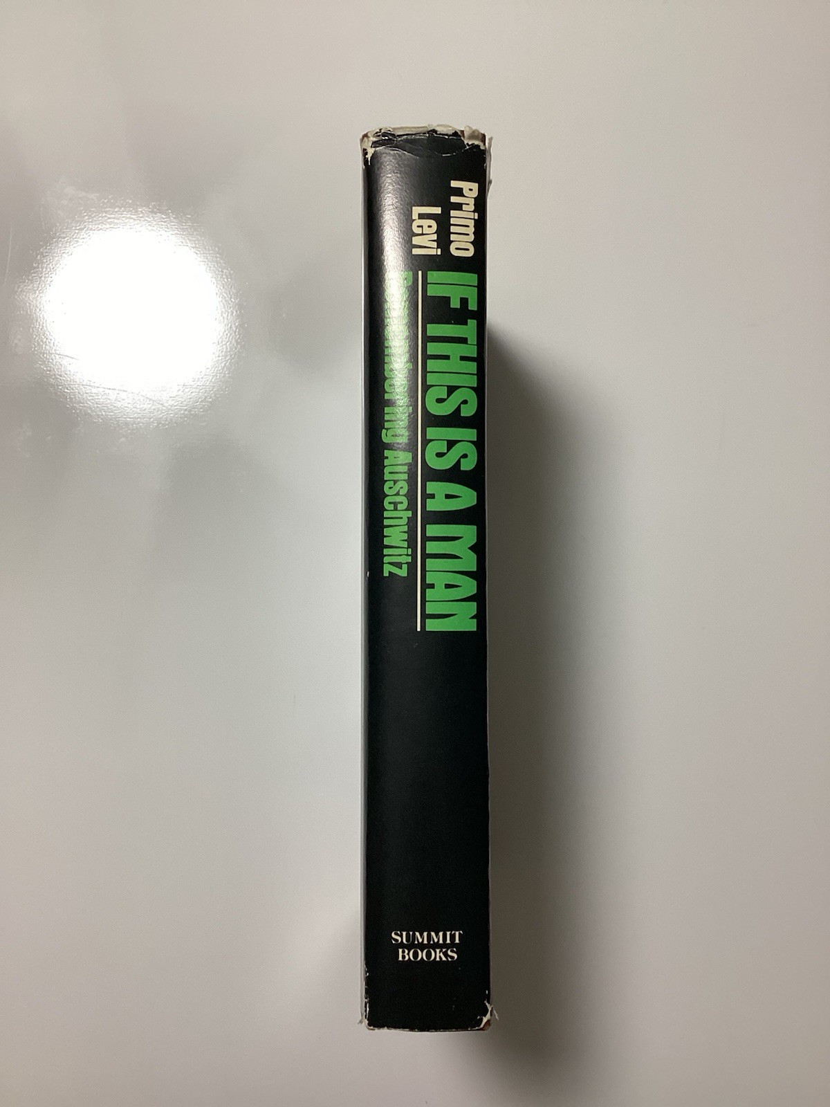 If This Is A Man Remembering Auschwitz A 3-In-1 Volume By Primo Levi 1986