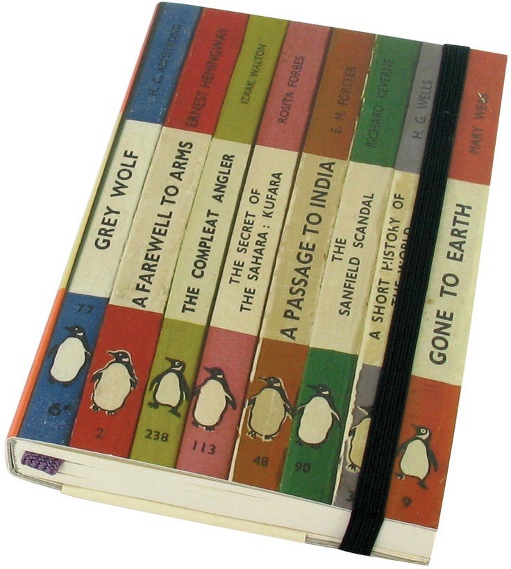 New Penguin Classics Book Spines Notebook Journal in Shrinkwrap