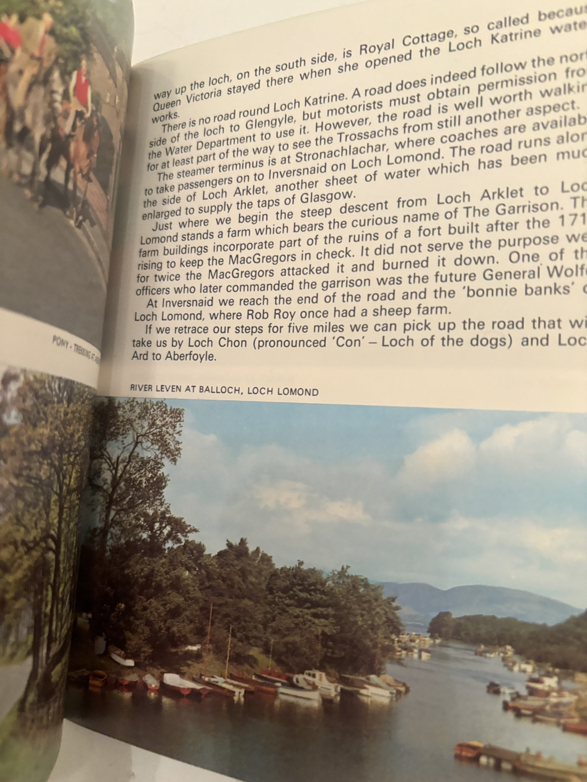 THE TROSSACHS & LOCH LOMOND (undated) 36 pages. TOURISTS GUIDE