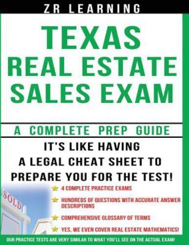 Texas Real Estate Sales Exam – 2014 Version: Principles, Concepts and Hundreds O