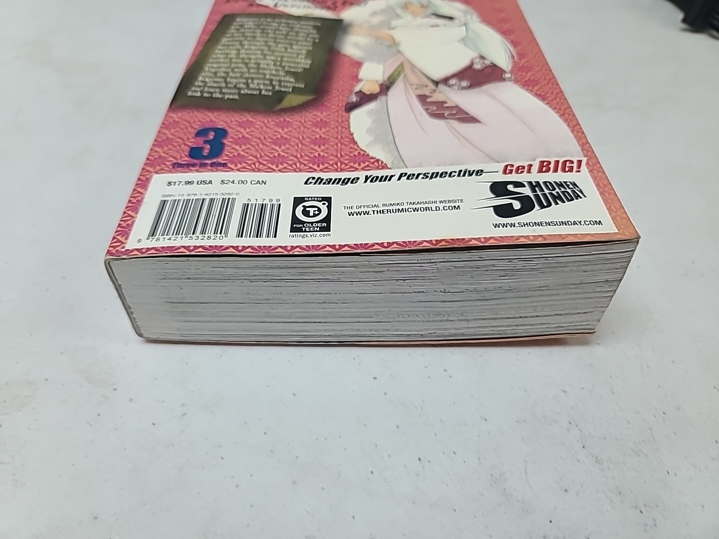 INU YASHA VIZBIG ED TP VOL 03 (C: 1…, Takahashi, Rumiko – 3 in 1 – Free ship