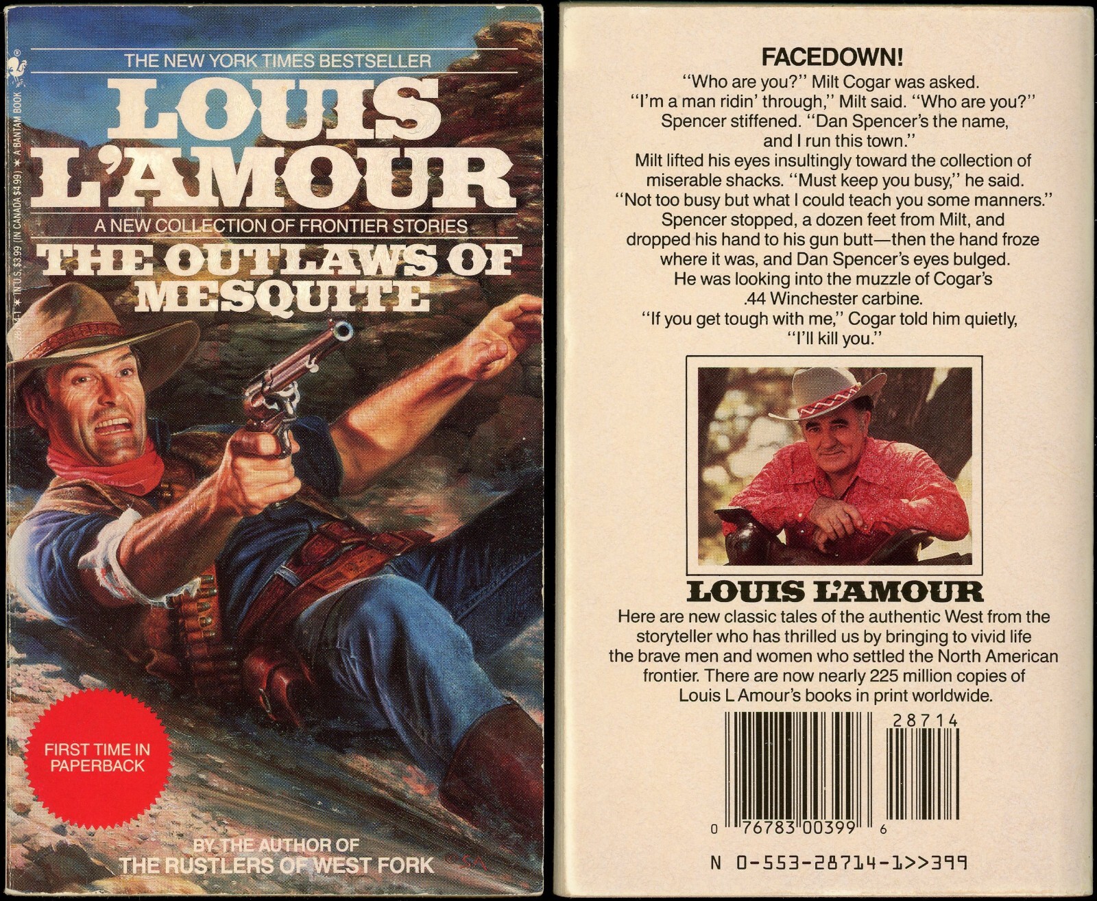 Western Collection Action Adventure Lot of 5 Paperback by Louis Lamour