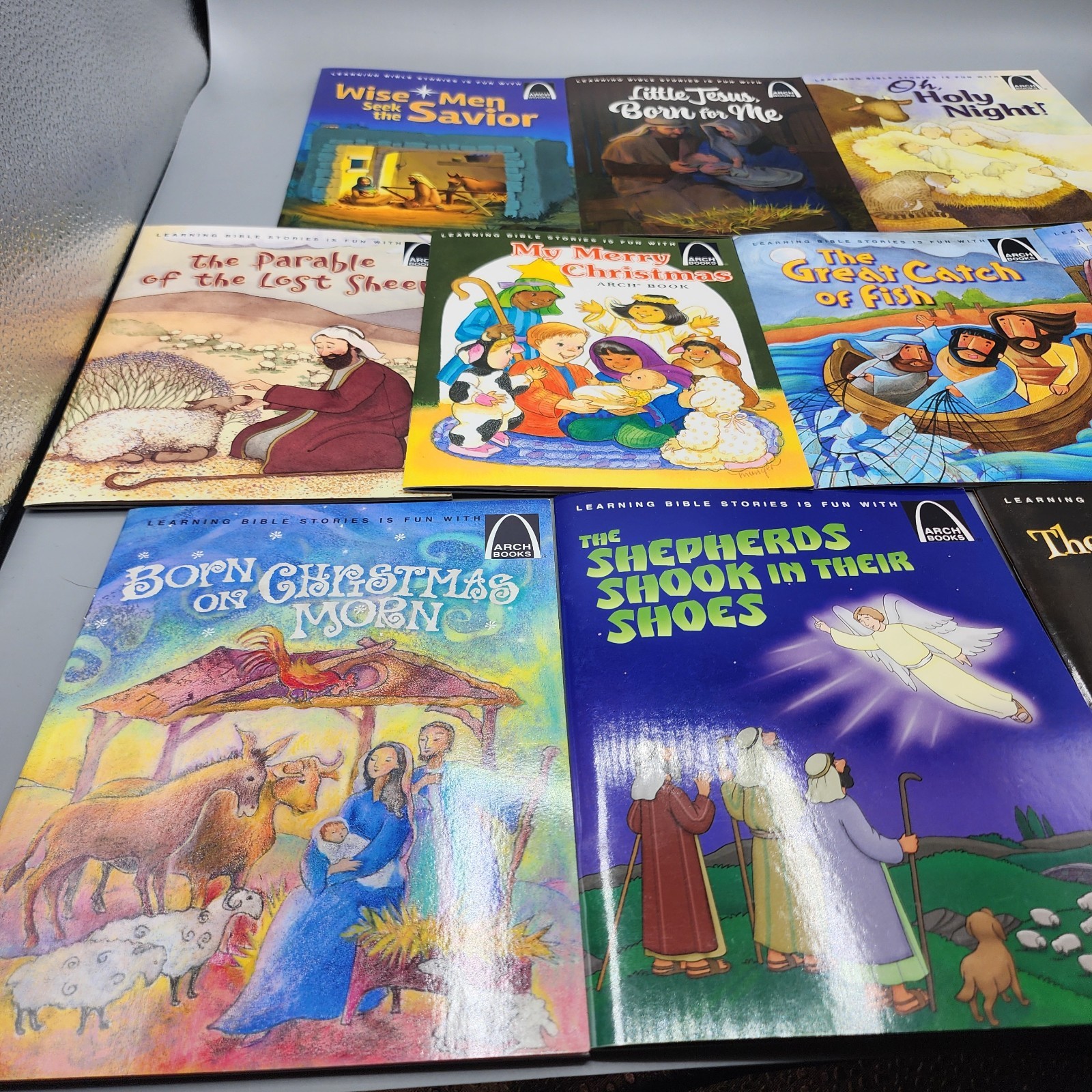 Lot of 10 Arch Books Childrens Learning Homeschool Religious Bible Stories